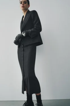 Best BLAZER CON LANA ZW COLLECTION Mujer Blazers / Chalecos