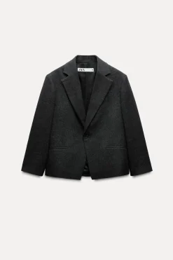 Best BLAZER CON LANA ZW COLLECTION Mujer Blazers / Chalecos