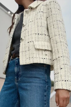 Outlet BLAZER CORTA ESTRUCTURA Mujer Blazers / Chalecos