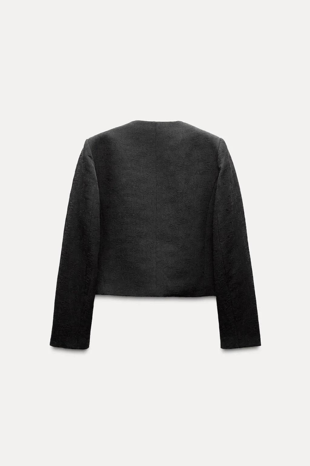 Clearance BLAZER CORTA JACQUARD Mujer Blazers / Chalecos