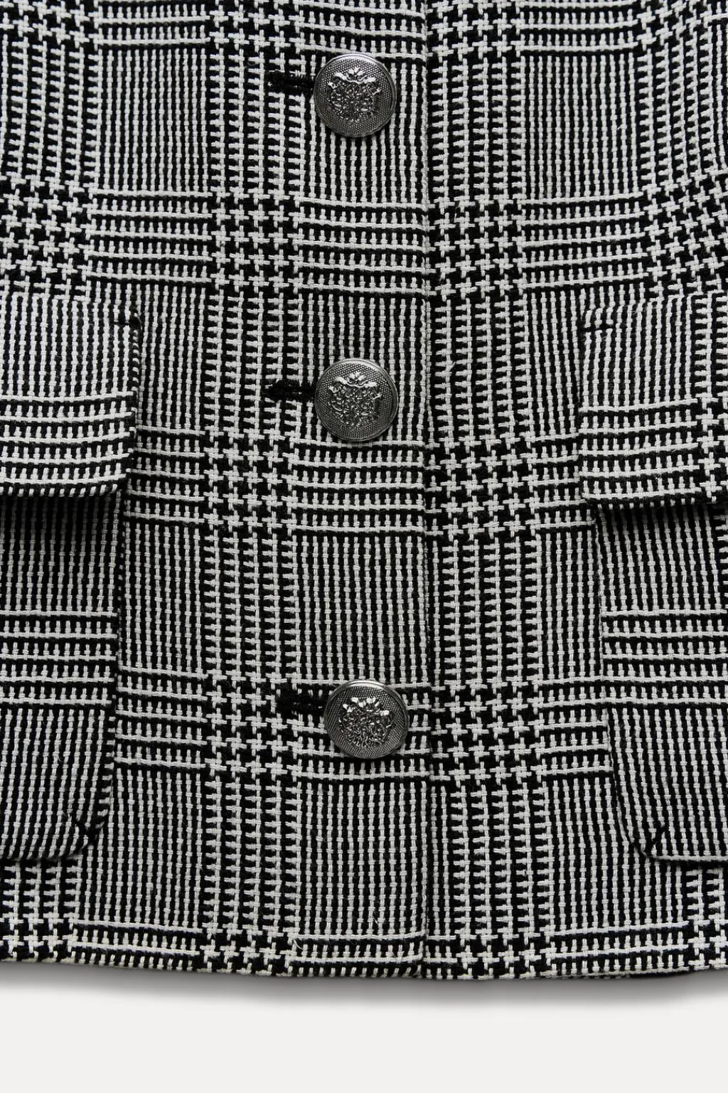 Fashion BLAZER CORTA PATA DE GALLO Mujer Chaquetas / Cazadoras|Blazers / Chalecos