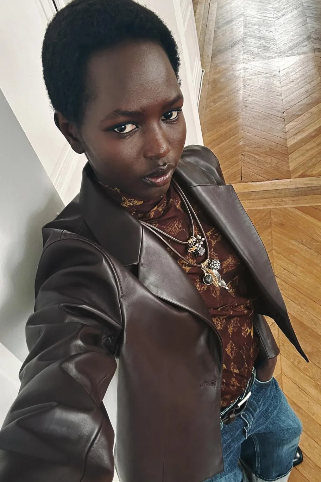 Best BLAZER CORTA PIEL 100% ZW COLLECTION Mujer Blazers / Chalecos