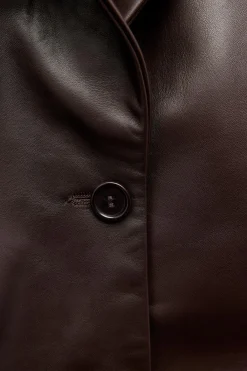 Best BLAZER CORTA PIEL 100% ZW COLLECTION Mujer Blazers / Chalecos