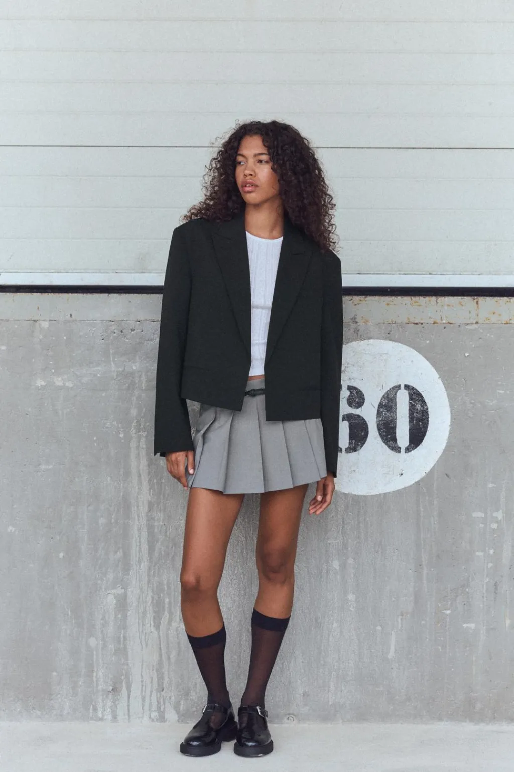 Online BLAZER CROP OVERSIZE Mujer Blazers / Chalecos