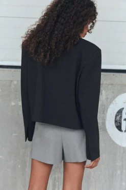 Online BLAZER CROP OVERSIZE Mujer Blazers / Chalecos