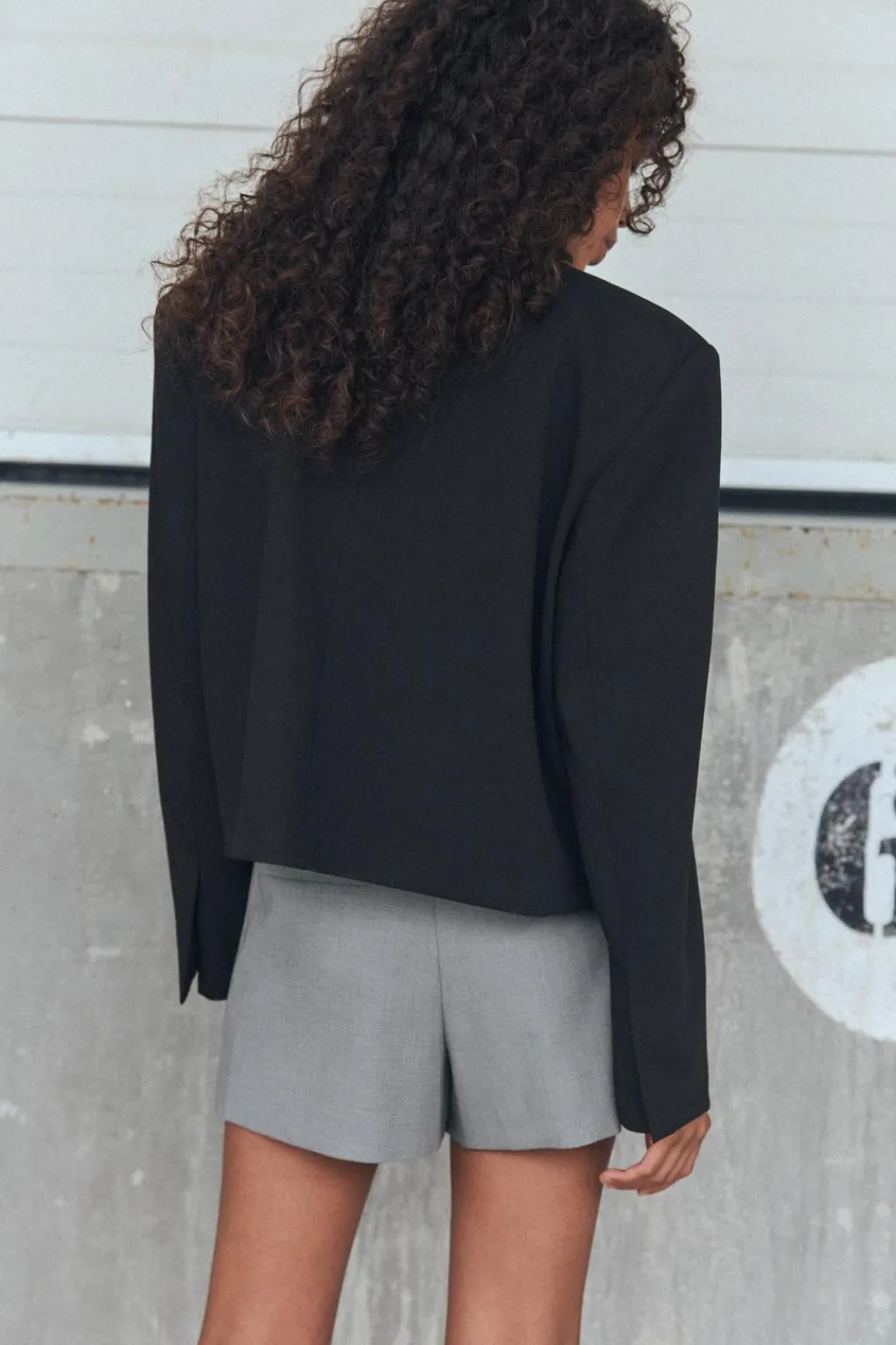 Online BLAZER CROP OVERSIZE Mujer Blazers / Chalecos