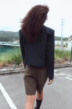 Best BLAZER CROP OVERSIZE RAYA DIPLOMÁTICA Mujer Blazers / Chalecos