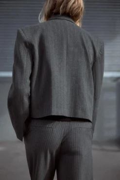 Clearance BLAZER CROP RAYA DIPLOMÁTICA Mujer Blazers / Chalecos