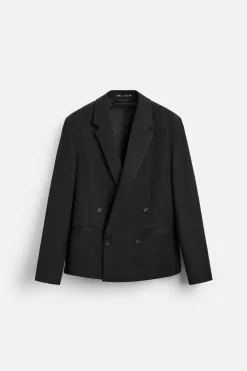 Discount BLAZER CROPPED FIT CON VISCOSA Hombre Blazers