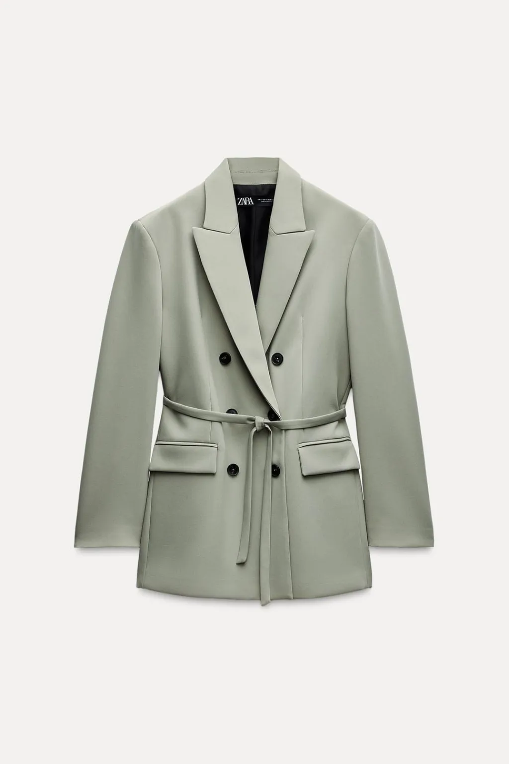 Fashion BLAZER CRUZADA CINTURÓN Mujer Blazers / Chalecos