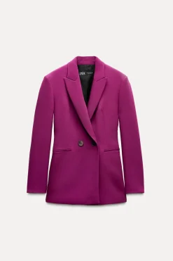 Online BLAZER CRUZADA CINTURÓN ESPALDA Mujer Blazers / Chalecos