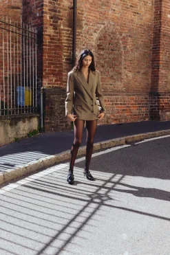 Hot BLAZER CRUZADA CUADROS Mujer Blazers / Chalecos