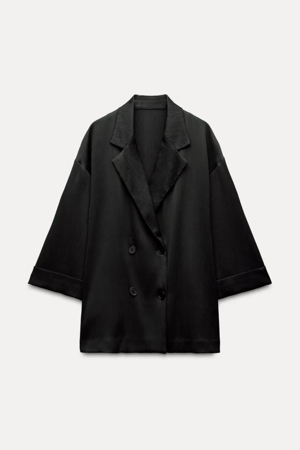 Clearance BLAZER CRUZADA EFECTO ARRUGADO Mujer Blazers / Chalecos