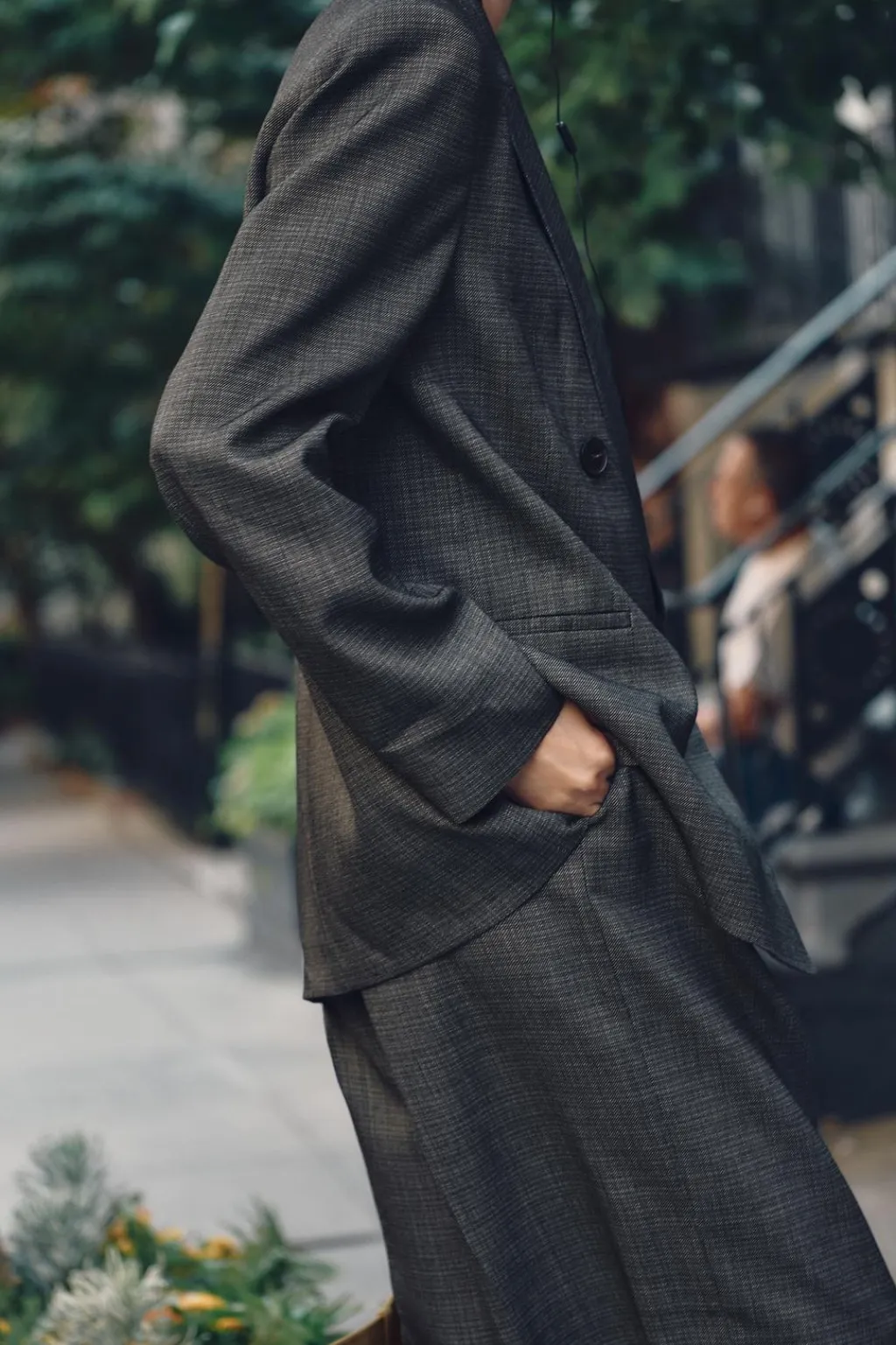 Online BLAZER CRUZADA HOMBRERAS Mujer Blazers / Chalecos