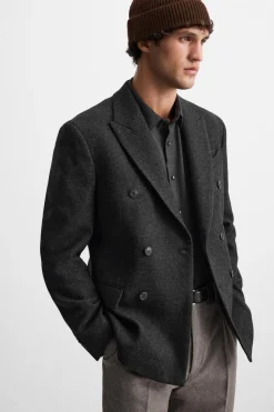 Best BLAZER CRUZADA LANA Hombre Blazers