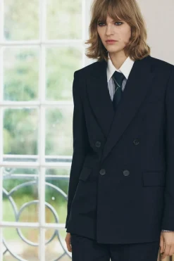 Online BLAZER CRUZADA LANA 100% ZW COLLECTION Mujer Blazers / Chalecos