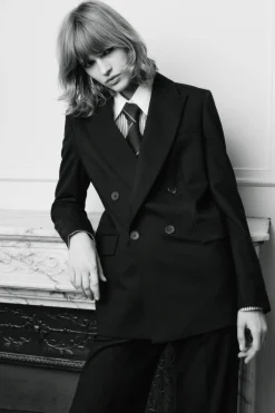 Online BLAZER CRUZADA LANA 100% ZW COLLECTION Mujer Blazers / Chalecos