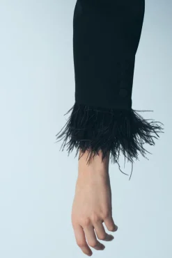 Online BLAZER CRUZADA PLUMAS Mujer Blazers / Chalecos