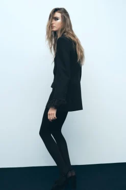 Online BLAZER CRUZADA PLUMAS Mujer Blazers / Chalecos