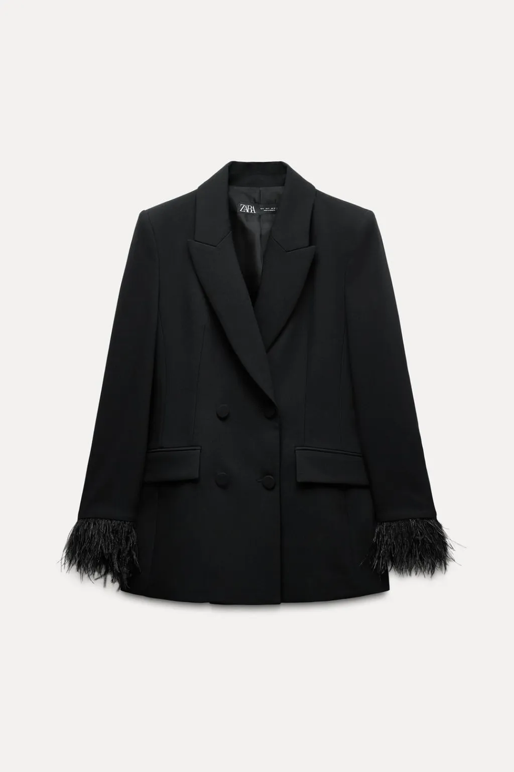 Online BLAZER CRUZADA PLUMAS Mujer Blazers / Chalecos