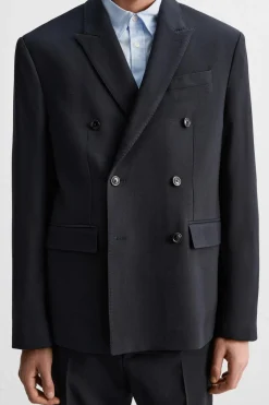 Discount BLAZER CRUZADA TRAJE ESPIGA Hombre Blazers