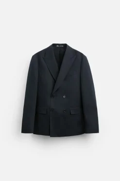 Hot BLAZER CRUZADA TRAJE LINO - ALGODÓN Hombre Blazers