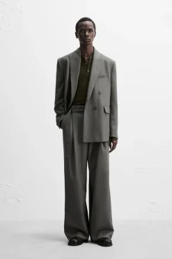 Discount BLAZER CRUZADA TRAJE X NANUSHKA Hombre Blazers