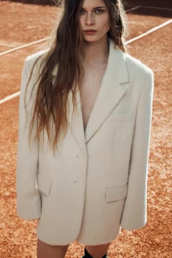 Hot BLAZER EFECTO PELO Mujer Blazers / Chalecos