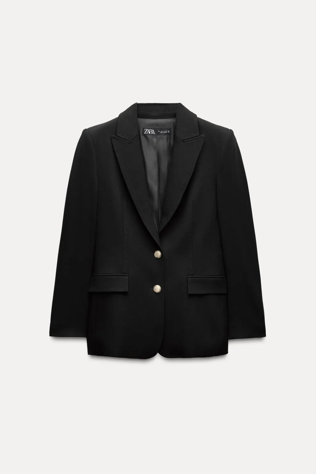 New BLAZER ENTALLADA BOTÓN DORADO Mujer Blazers / Chalecos