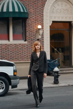 New BLAZER ENTALLADA BOTONES Mujer Blazers / Chalecos