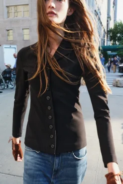 Clearance BLAZER ENTALLADA BOTONES ZW COLLECTION Mujer Blazers / Chalecos