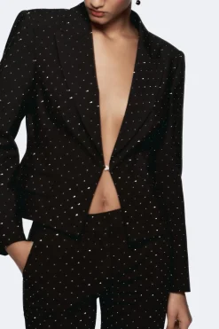 Online BLAZER ENTALLADA BRILLOS Mujer Blazers / Chalecos