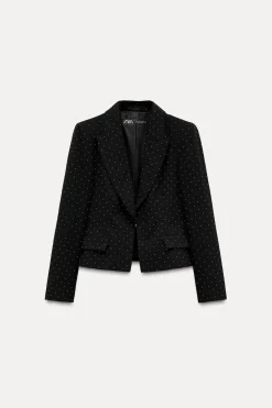 Online BLAZER ENTALLADA BRILLOS Mujer Blazers / Chalecos