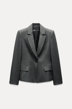 Discount BLAZER ENTALLADA HOMBRERAS Mujer Blazers / Chalecos