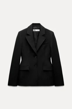 New BLAZER ENTALLADA HOMBRERAS ZW COLLECTION Mujer Blazers / Chalecos