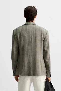 Clearance BLAZER ESPIGA ALGODÓN - LANA Hombre Blazers