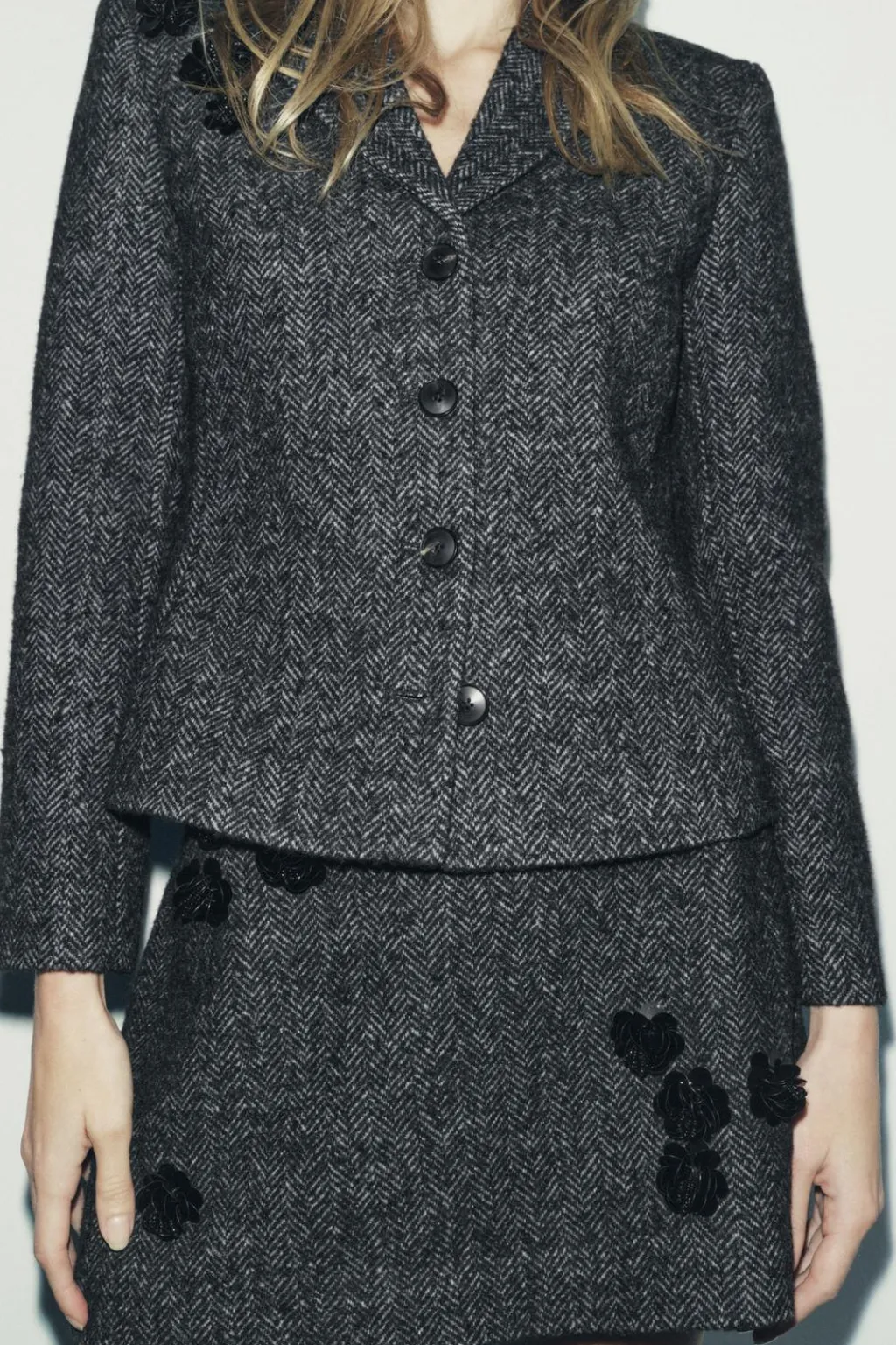 New BLAZER ESPIGA BORDADOS ZW COLLECTION Mujer Blazers / Chalecos