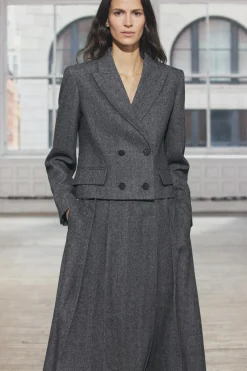 Fashion BLAZER ESPIGA CON LANA ZW COLLECTION Mujer Blazers / Chalecos