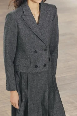 Fashion BLAZER ESPIGA CON LANA ZW COLLECTION Mujer Blazers / Chalecos