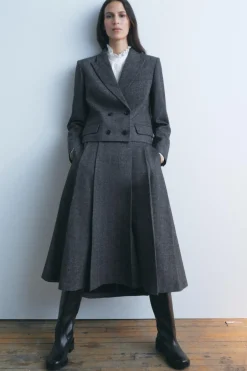 Fashion BLAZER ESPIGA CON LANA ZW COLLECTION Mujer Blazers / Chalecos