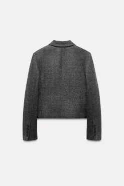 Fashion BLAZER ESPIGA CON LANA ZW COLLECTION Mujer Blazers / Chalecos