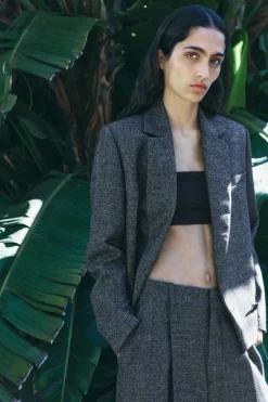 Online BLAZER ESTRUCTURA LANA 100% ZW COLLECTION Mujer Blazers / Chalecos