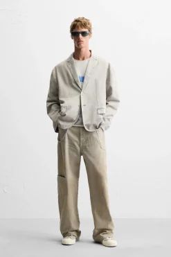 Clearance BLAZER ESTRUCTURA LAVADA Hombre Blazers