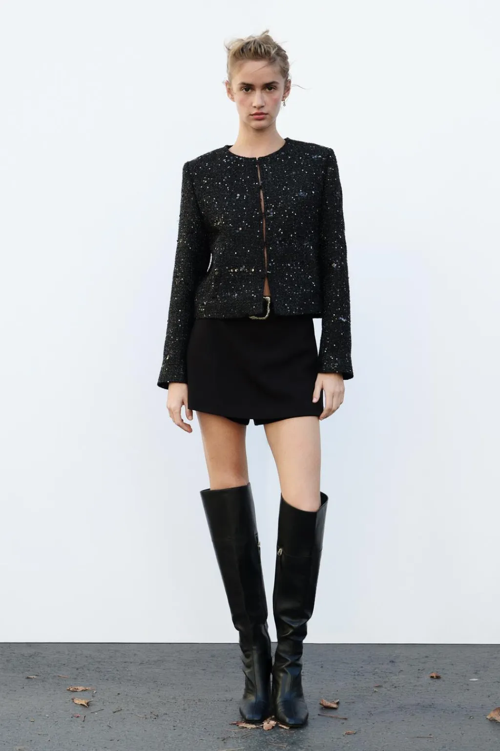 Outlet BLAZER ESTRUCTURA LENTEJUELAS Mujer Blazers / Chalecos