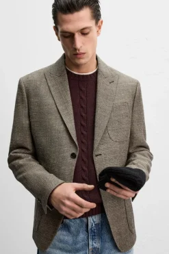 Sale BLAZER ESTRUCTURA LINO - LANA Hombre Blazers