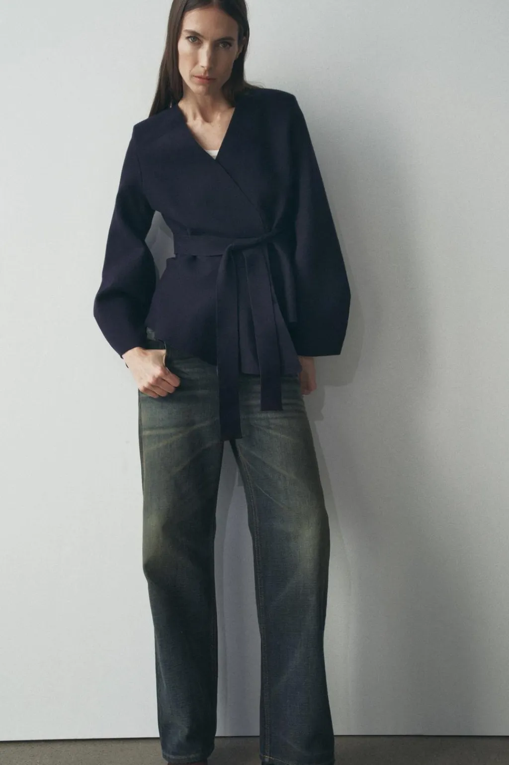 Hot BLAZER HOMBRERAS PUNTO CINTURÓN Mujer Blazers / Chalecos|Cárdigan / Jerséis