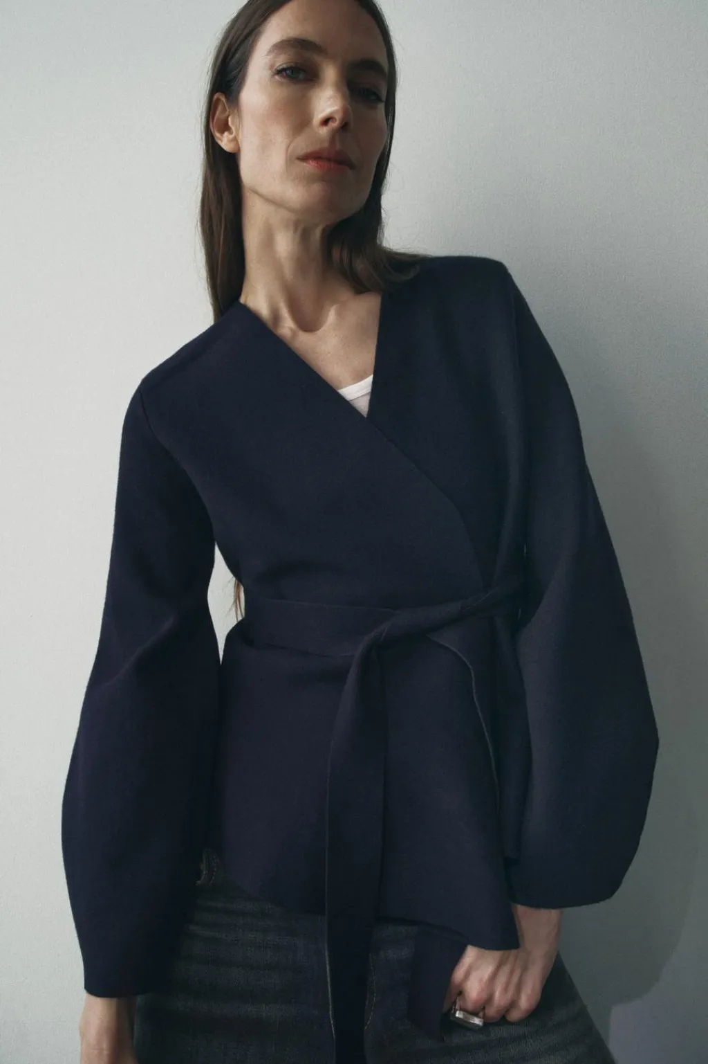 Hot BLAZER HOMBRERAS PUNTO CINTURÓN Mujer Blazers / Chalecos|Cárdigan / Jerséis