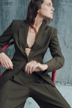 Clearance BLAZER LARGA RECTA Mujer Blazers / Chalecos