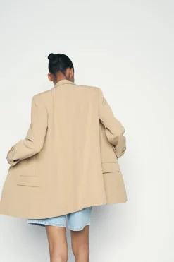 Fashion BLAZER MANGA REMANGADA Mujer Blazers / Chalecos