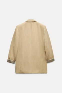 Fashion BLAZER MANGA REMANGADA Mujer Blazers / Chalecos